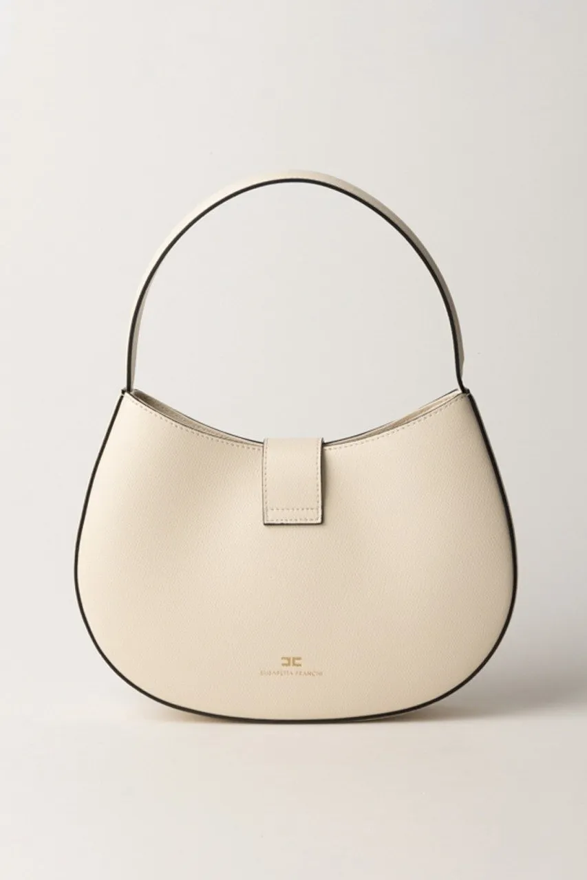 Borsa hobo grande con logo Burro