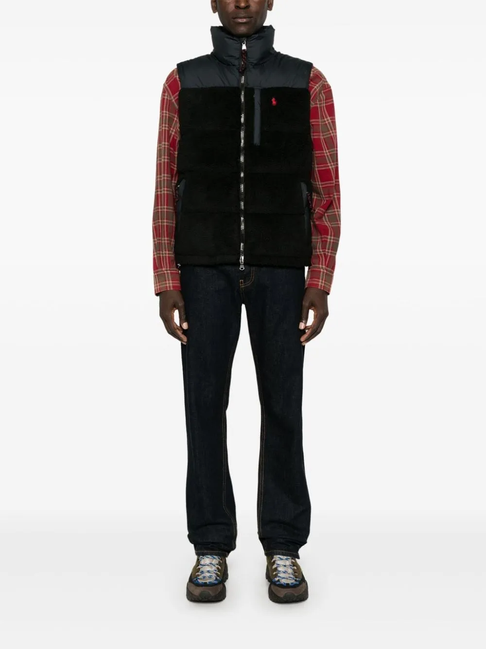 Polo Ralph Lauren-Gilet in shearling cruelty-free