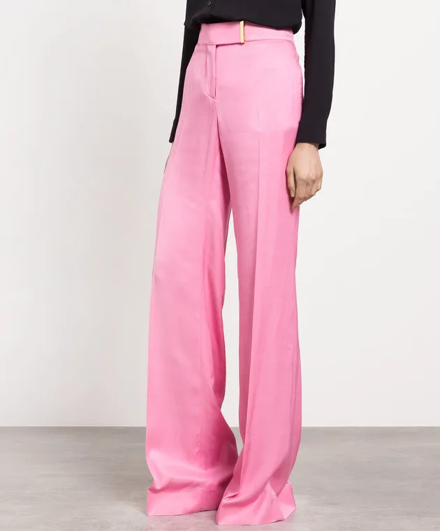 Tom Ford Pantaloni a zampa rosa PAW506FAX1016