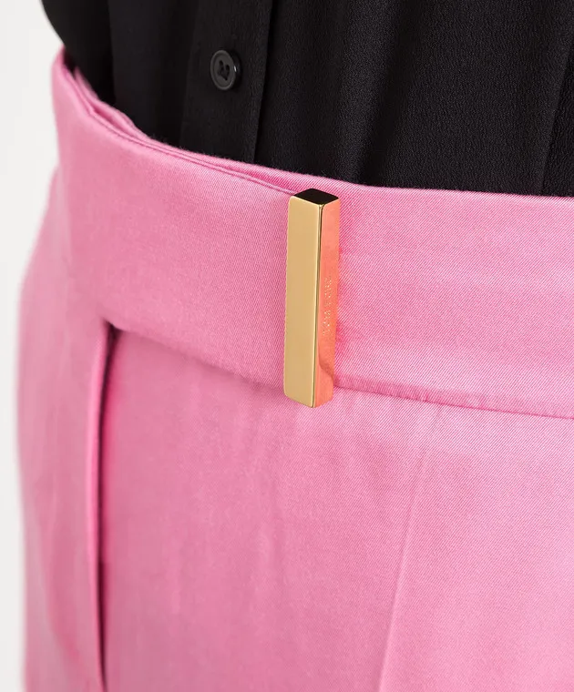 Tom Ford Pantaloni a zampa rosa PAW506FAX1016